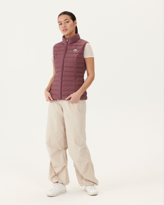Doudoune Sans Manches Stretch Bordeaux Grenada Jott Fashion