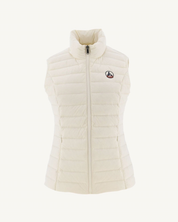 Doudoune Sans Manches Stretch Grenada Jott Blanc Cassé