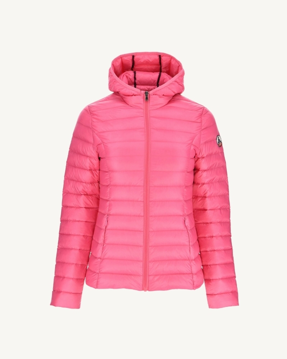 Doudoune Légère à Capuche Rose Cloe Jott Fashion