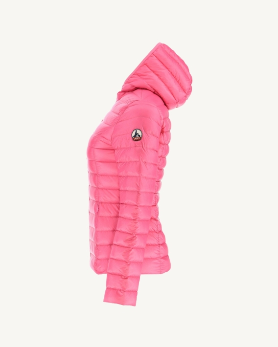 Doudoune Légère à Capuche Rose Cloe Jott Fashion