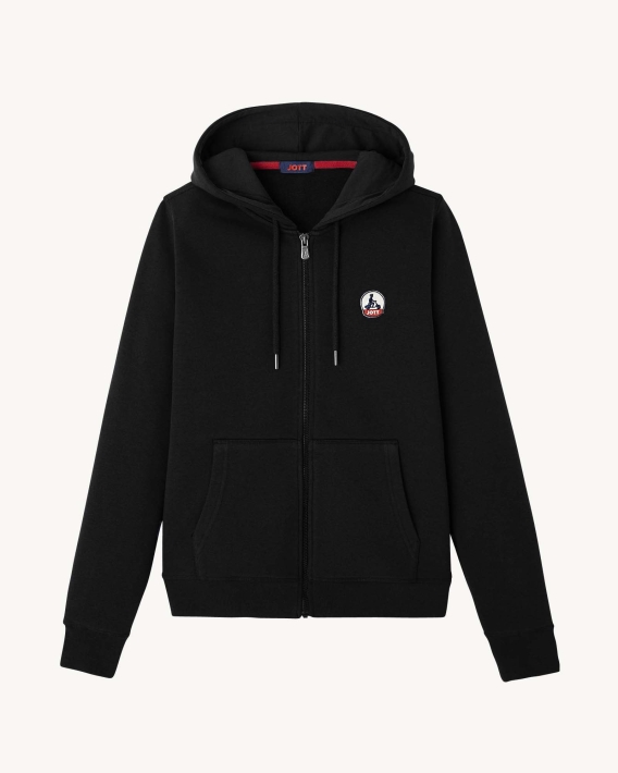 Sweat à Capuche Noir Oaxaca Jott