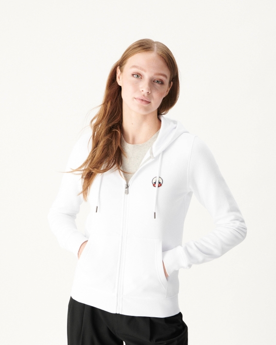 Sweat à Capuche Jott Fashion Blanc Oaxaca