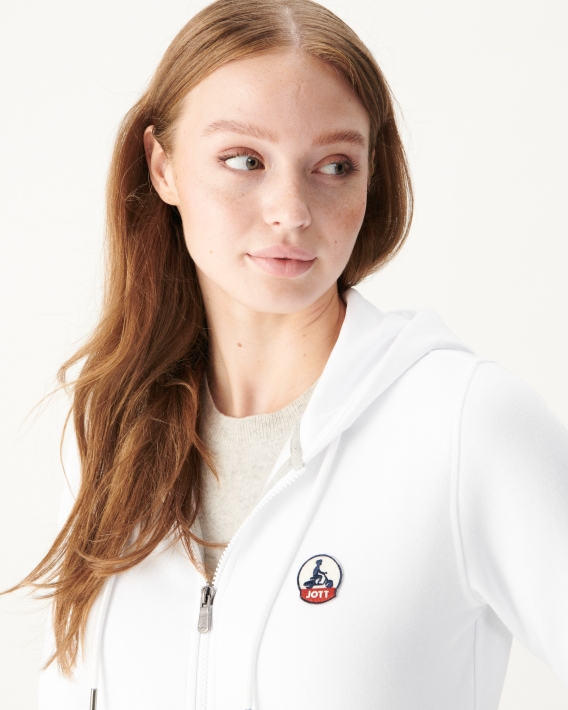 Sweat à Capuche Jott Fashion Blanc Oaxaca
