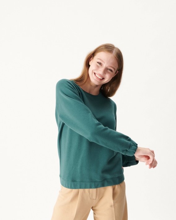 Jott Fashion Vert Fonce Sweatshirt Règne