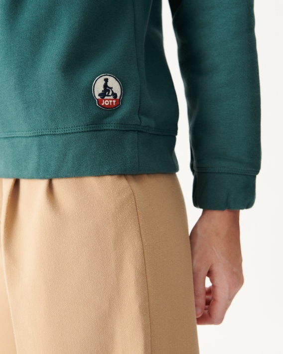 Jott Fashion Vert Fonce Sweatshirt Règne