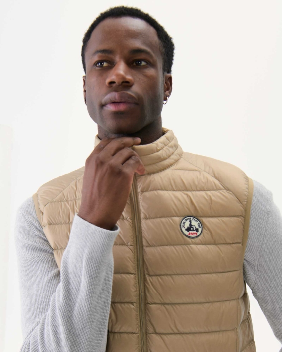 Jott Doudoune Sans Manche Beige Tom