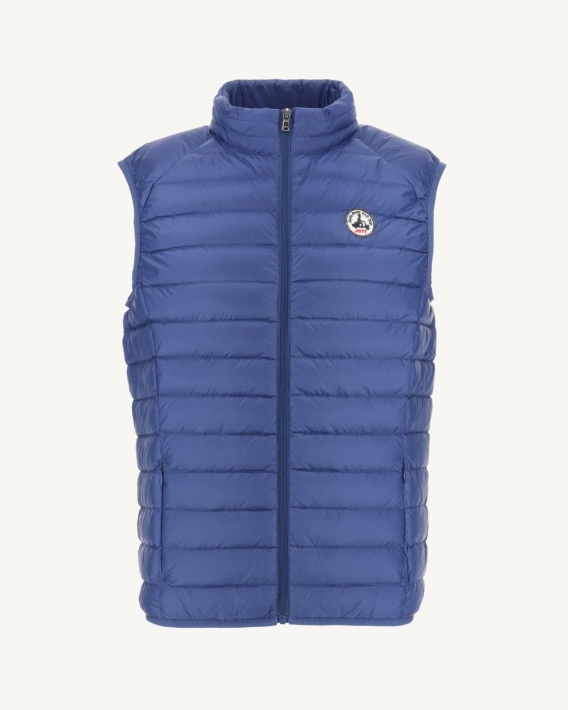 Doudoune Sans Manches En Denim Foncé Jott Tom