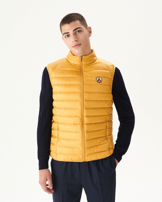 Jott Doudoune Sans Manches Jaune Moutarde Tom