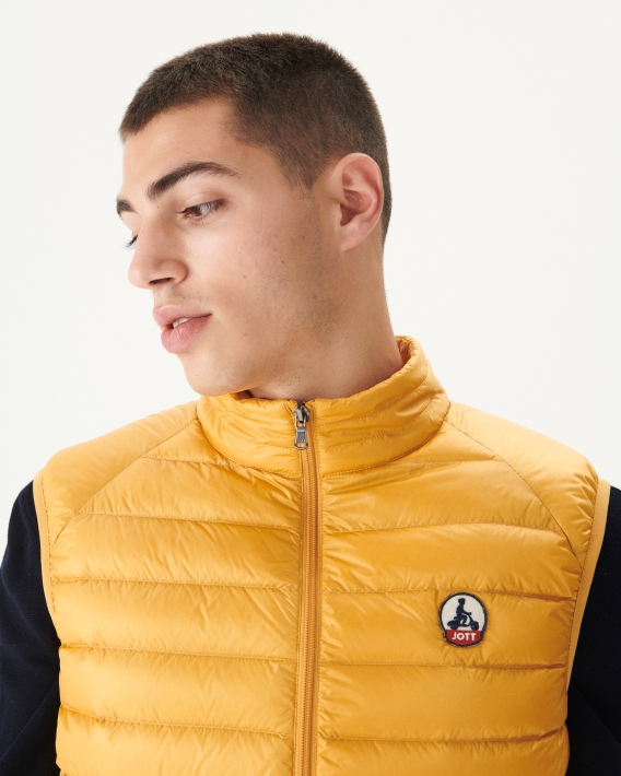 Jott Doudoune Sans Manches Jaune Moutarde Tom