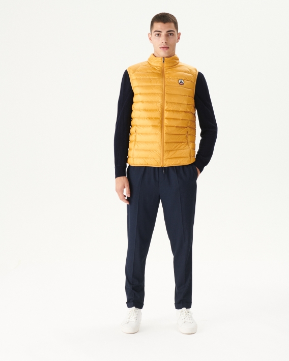Jott Doudoune Sans Manches Jaune Moutarde Tom