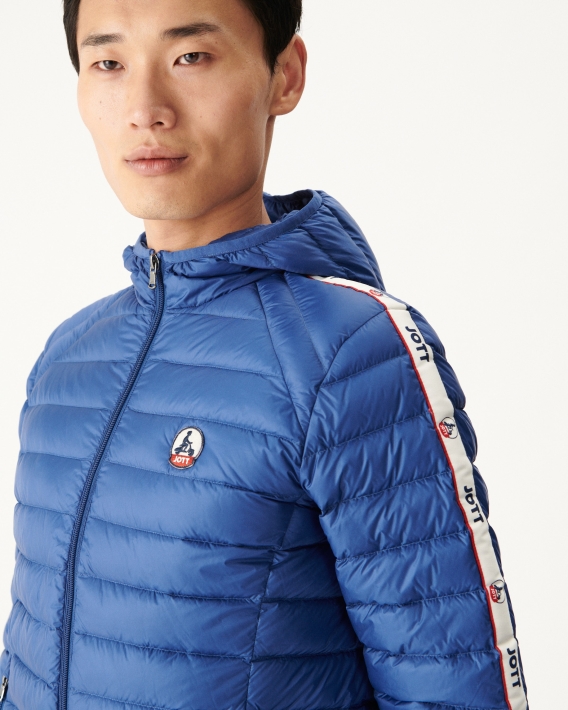 Doudoune à Capuche En Denim Foncé Jott Colin