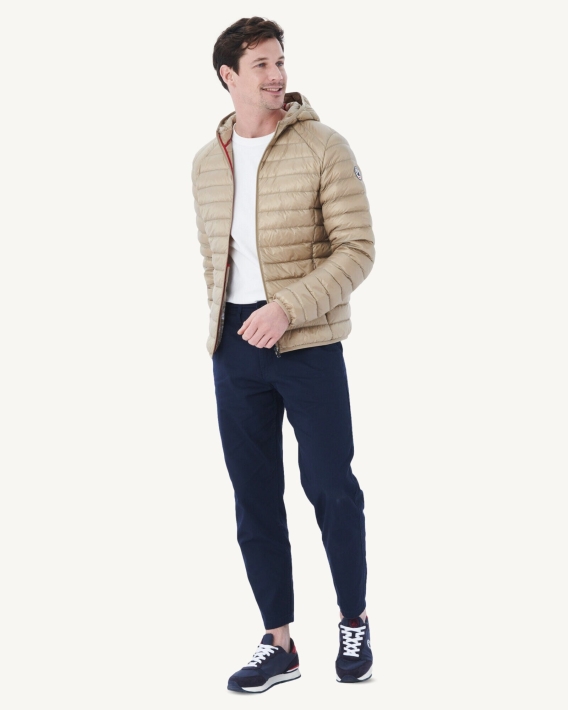 Doudoune Légère Beige Nico Jott