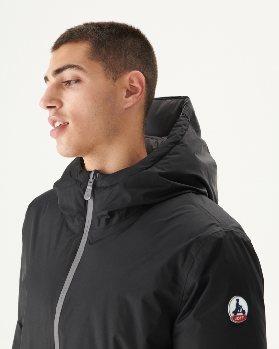 Doudoune Chaude à Capuche Jott Noir/anthracite Toronto