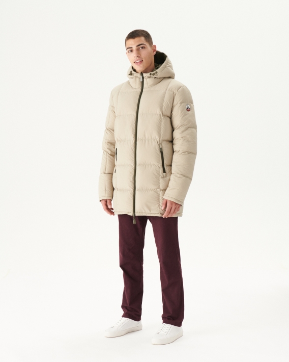 Doudoune Chaude à Capuche Armée/beige Toronto Jott