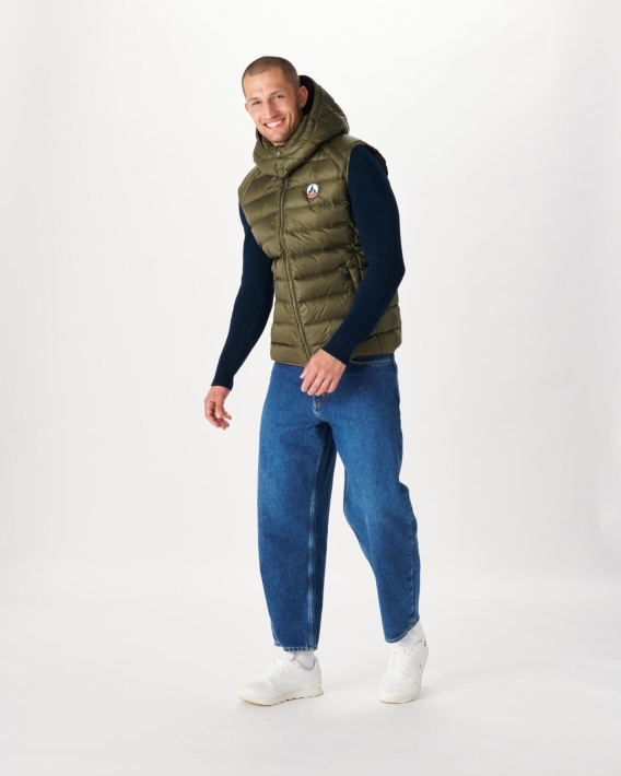Doudoune Sans Manches Army Silver Jot