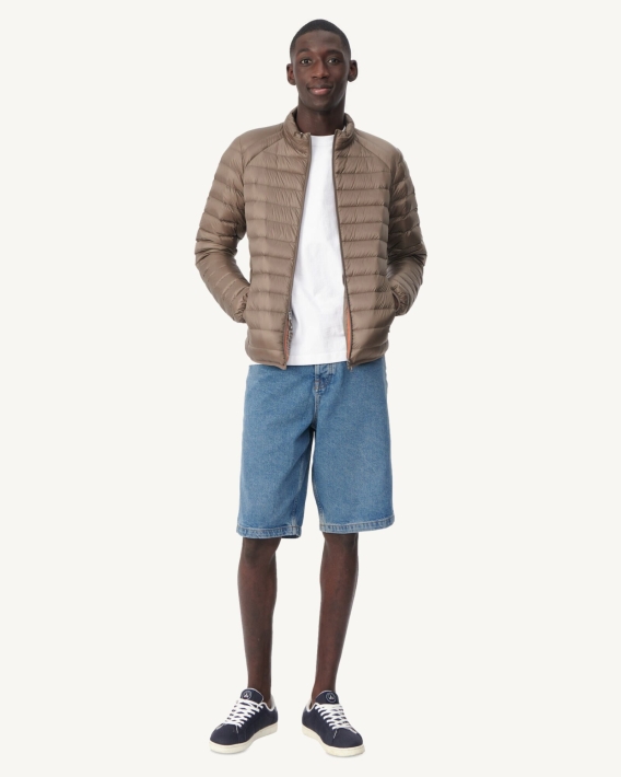 Doudoune Légère Taupe Mat Jott