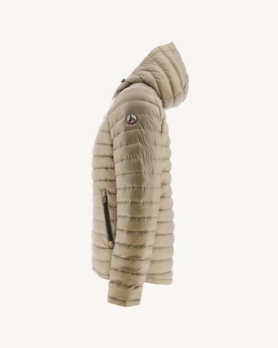 Jott Armée/beige Doudoune Réversible à Capuche Bergen