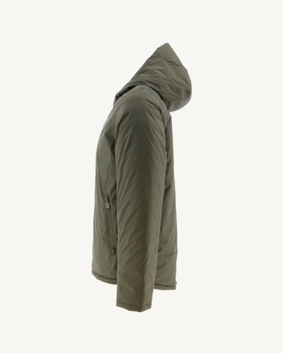 Jott Armée/beige Doudoune Réversible à Capuche Bergen