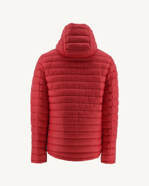 Doudoune Réversible Bleu Marine/rouge à Capuche Bergen Jott