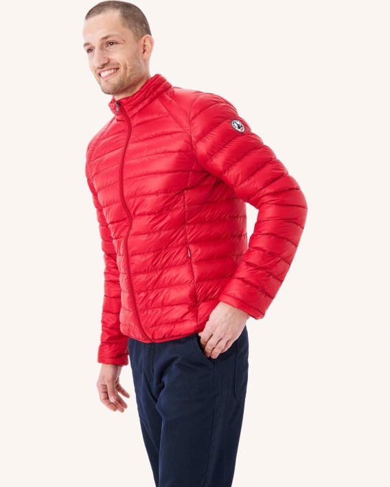 Doudoune Légère Rouge Mat Jott