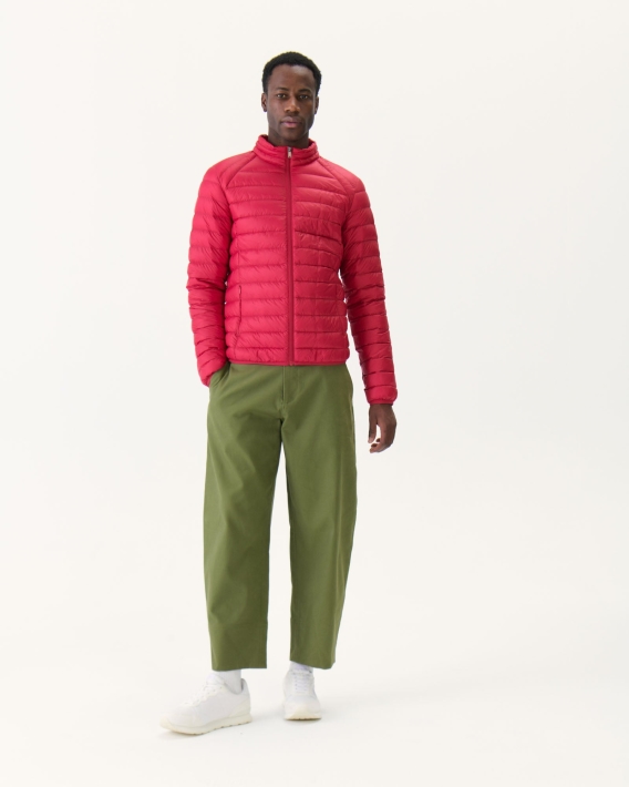 Doudoune Légère Rouge Mat Jott