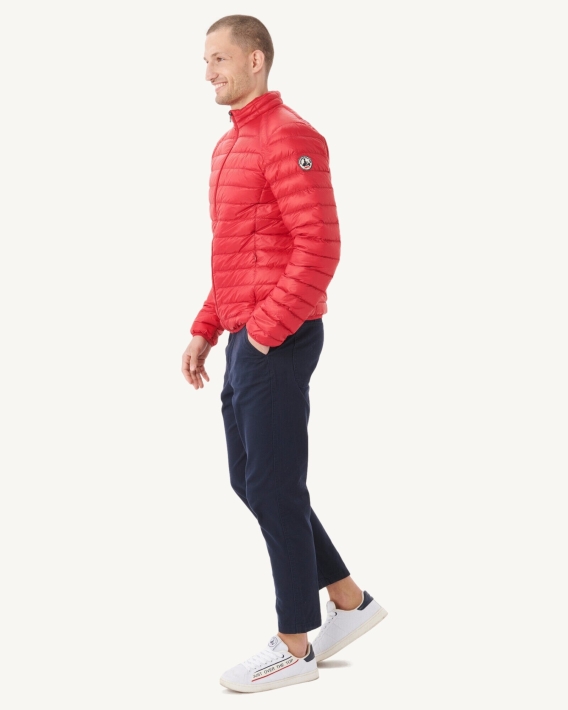 Doudoune Légère Rouge Mat Jott