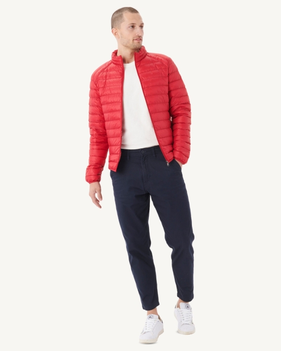 Doudoune Légère Rouge Mat Jott