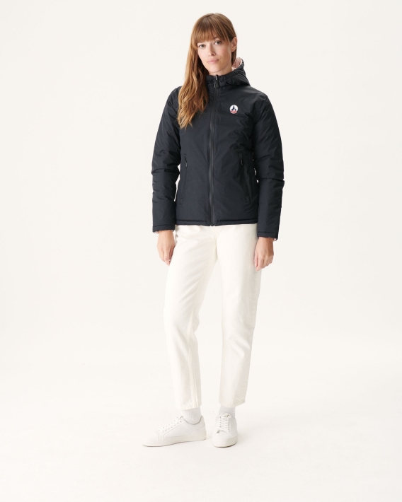 Doudoune Réversible Jott Noir/rose Clair Vienne