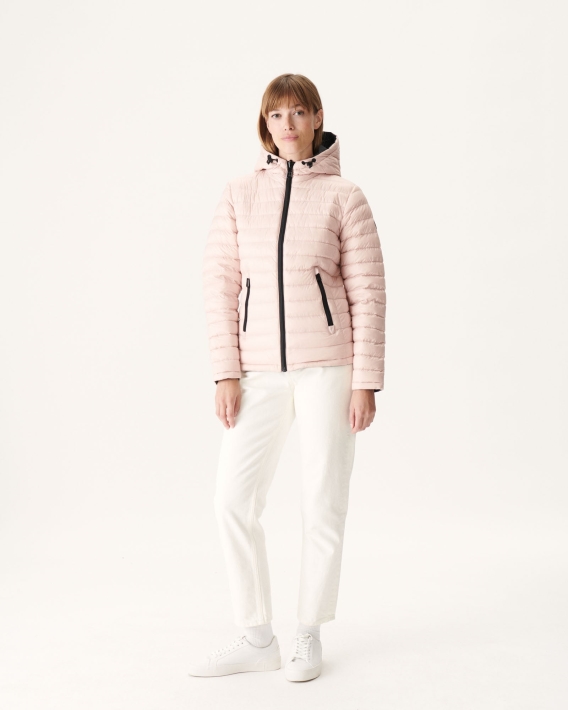 Doudoune Réversible Jott Noir/rose Clair Vienne