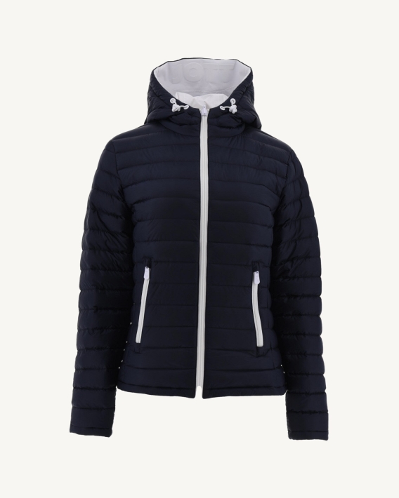 Doudoune Réversible Blanc/bleu Marine Vienne Jott