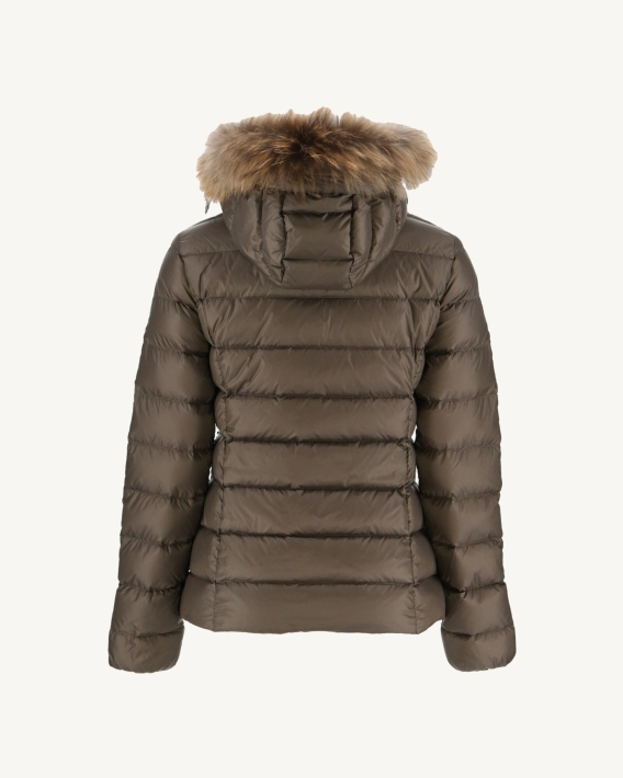 Doudoune à Capuche Jott Taupe Luxe