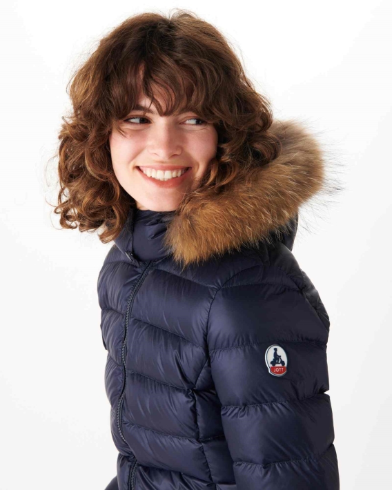 Doudoune à Capuche Jott Marine Luxe
