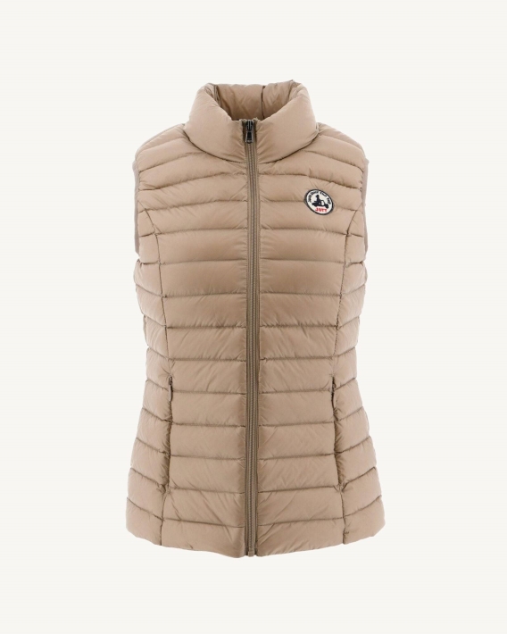 Doudoune Légère Sans Manche Jott Beige Seda