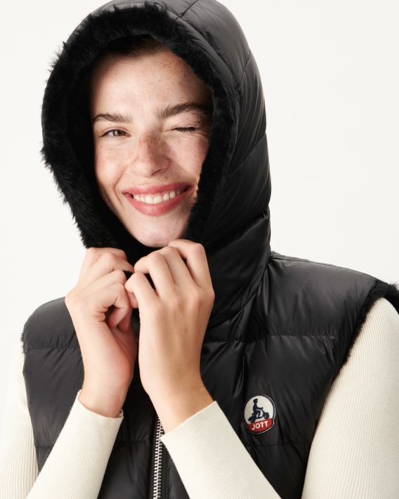 Doudoune Réversible Noire Daria Jott