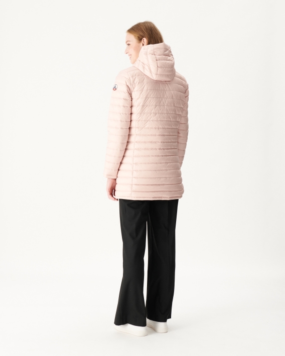 Doudoune Légère Réversible Jott Noir/rose Clair Moscou