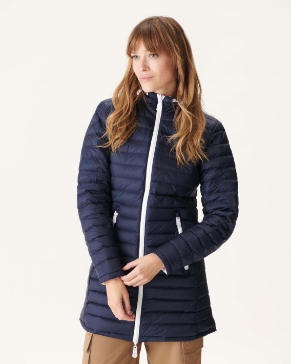 Doudoune Légère Réversible Jott Blanc/bleu Marine Moscou