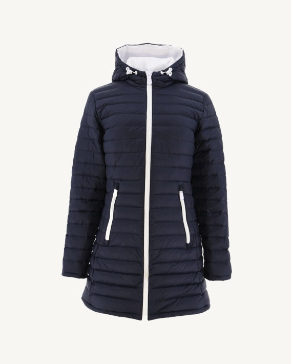 Doudoune Légère Réversible Jott Blanc/bleu Marine Moscou