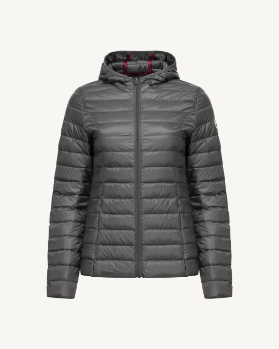 Doudoune Légère à Capuche Jott Anthracite Cloe