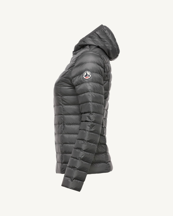 Doudoune Légère à Capuche Jott Anthracite Cloe
