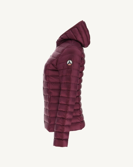 Doudoune Légère à Capuche Jott Aubergine Cloe