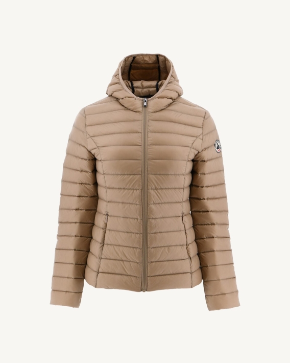Doudoune Légère à Capuche Jott Beige Cloe