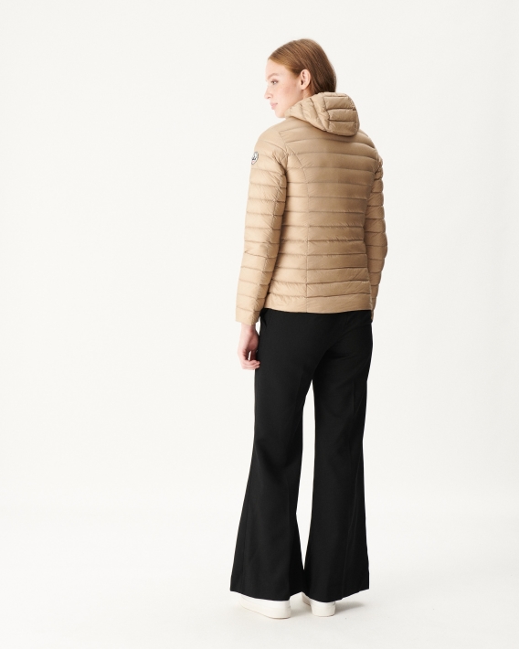 Doudoune Légère à Capuche Jott Beige Cloe