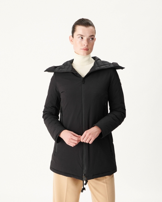 Doudoune A Capuche Noir Siberie Jott