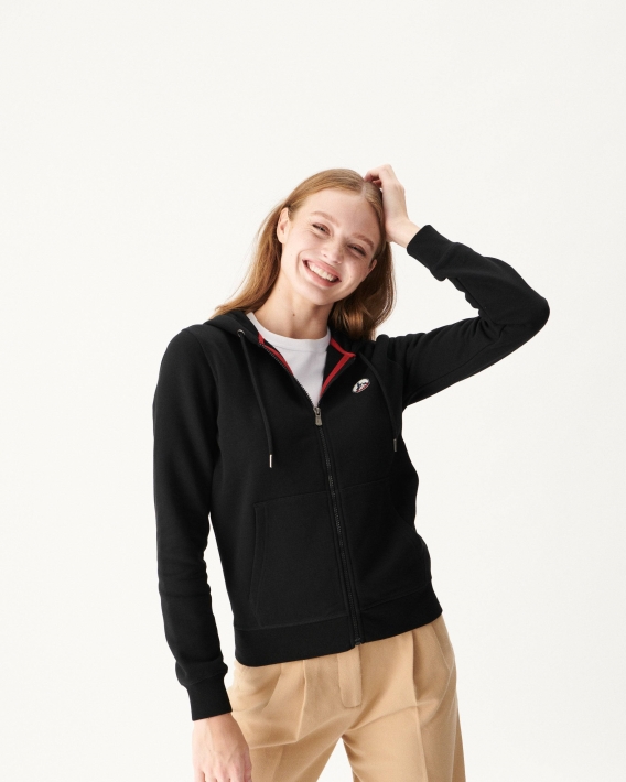 Jott Sweat à Capuche Noir Oaxaca