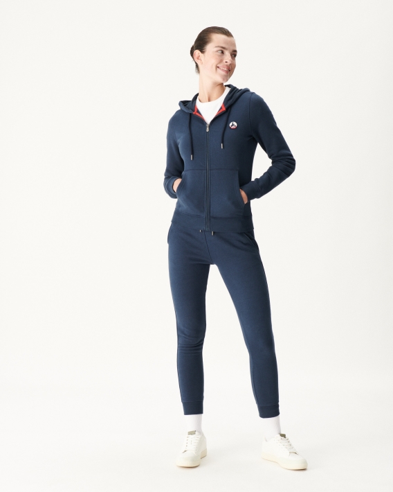Jott Sweat à Capuche Bleu Marine Oaxaca